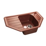Мойка мраморная GranFest Corner C-800E (12 цветов)
