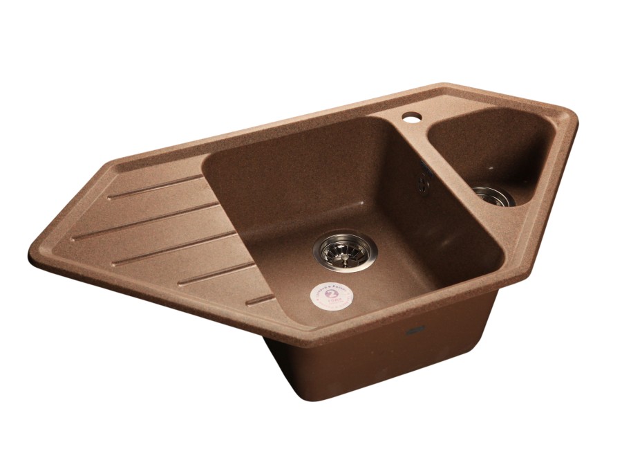 Мойка мраморная GranFest Corner C-950E (12 цветов)