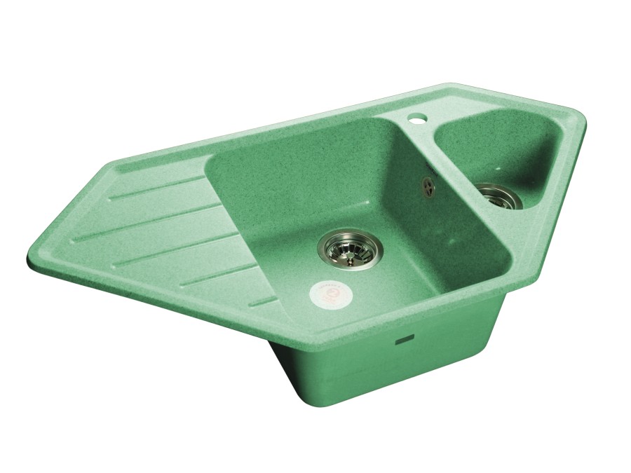 Мойка мраморная GranFest Corner C-950E (12 цветов)