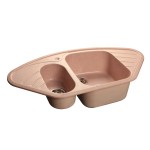 Мойка мраморная GranFest Corner C-960E (12 цветов)