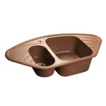 Мойка мраморная GranFest Corner C-960E (12 цветов)