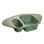 Мойка мраморная GranFest Corner C-960E (12 цветов)