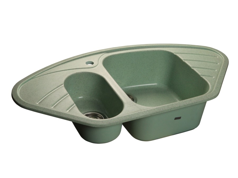 Мойка мраморная GranFest Corner C-960E (12 цветов)