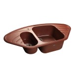 Мойка мраморная GranFest Corner C-960E (12 цветов)