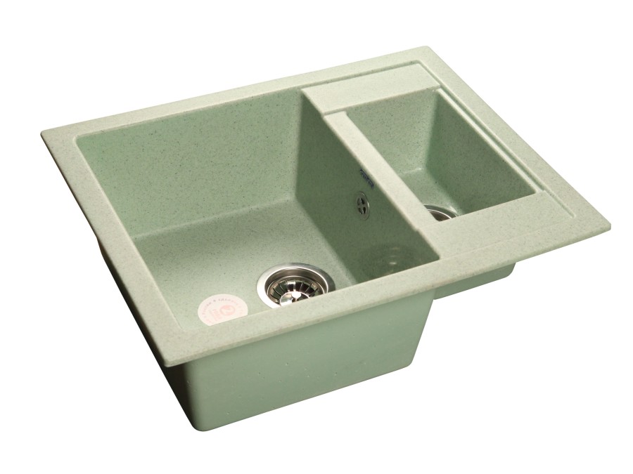 Мойка мраморная GranFest Quadro Q-610K (12 цветов)