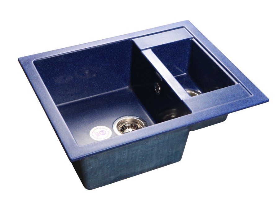 Мойка мраморная GranFest Quadro Q-610K (12 цветов)