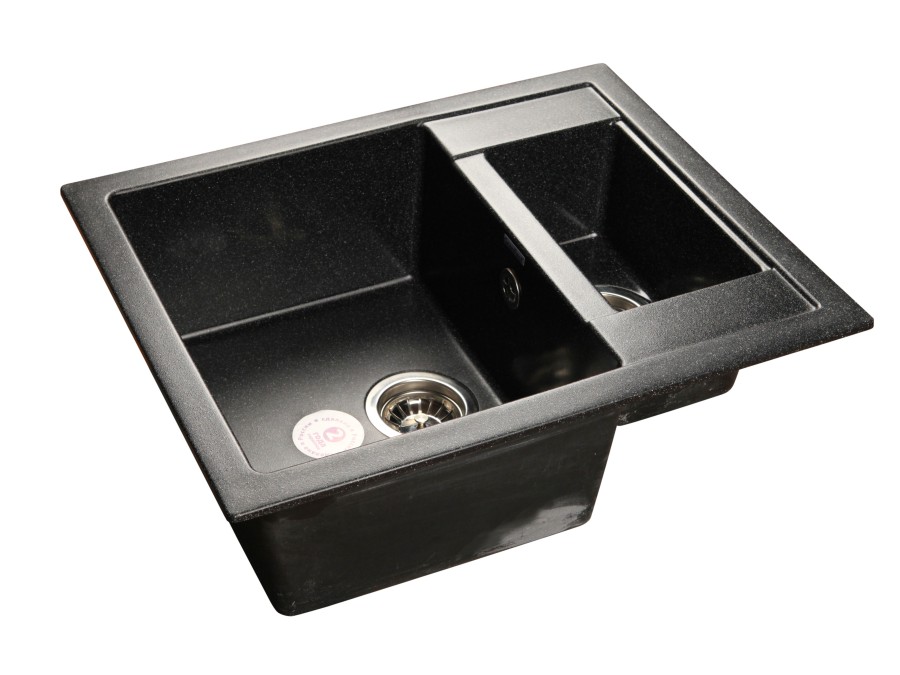 Мойка мраморная GranFest Quadro Q-610K (12 цветов)