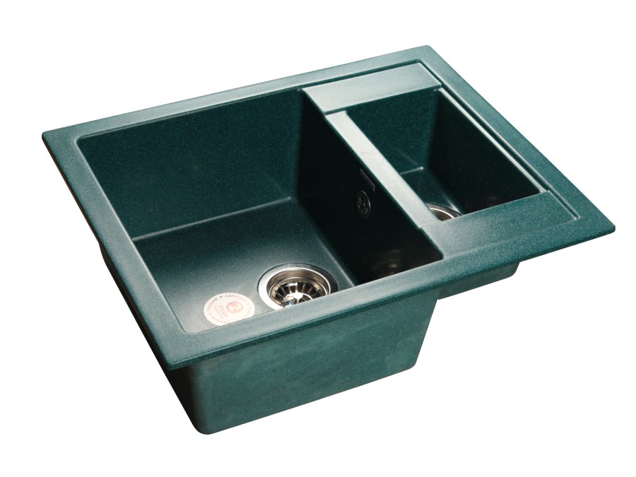 Мойка мраморная GranFest Quadro Q-610K (12 цветов)