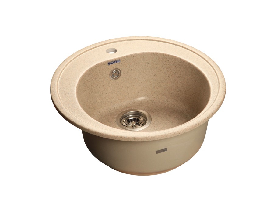 Мойка мраморная GranFest Rondo R-510 (12 цветов)