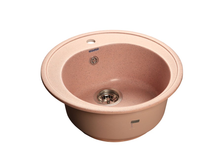 Мойка мраморная GranFest Rondo R-510 (12 цветов)