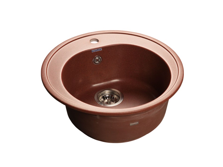 Мойка мраморная GranFest Rondo R-510 (12 цветов)