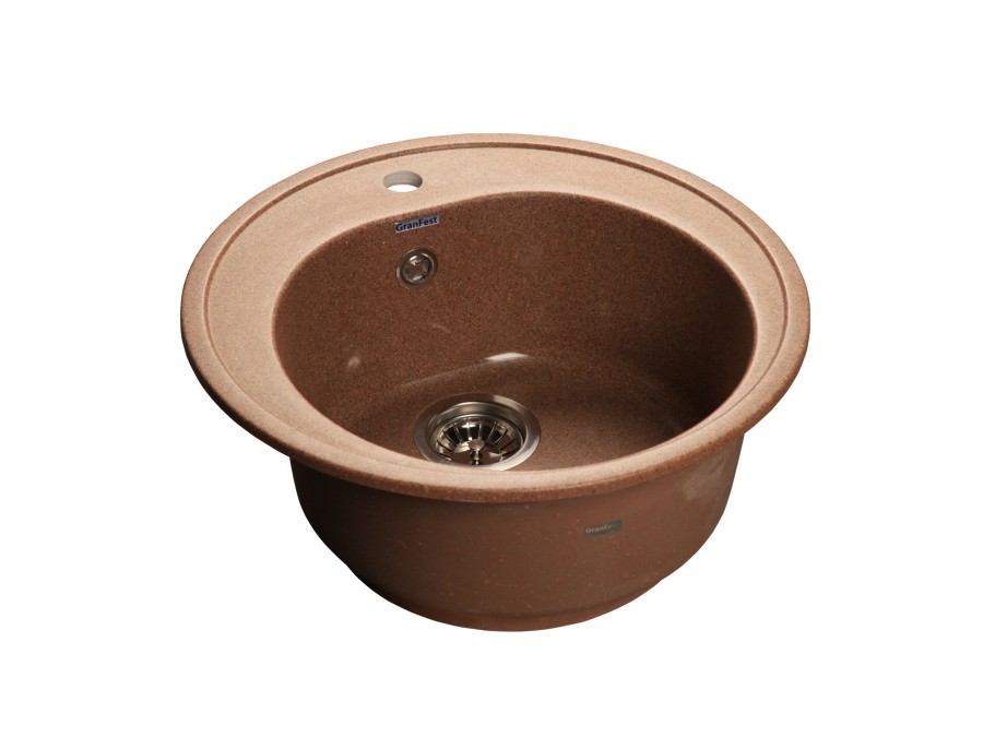 Мойка мраморная GranFest Rondo R-510 (12 цветов)