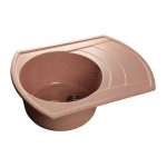 Мойка мраморная GranFest Rondo R-650L (12 цветов)