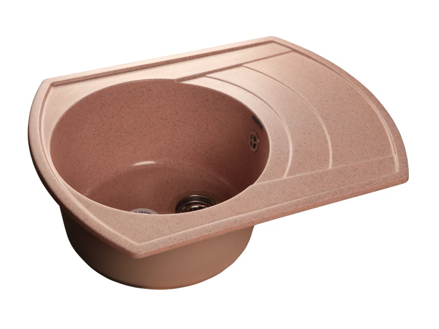Мойка мраморная GranFest Rondo R-650L (12 цветов)