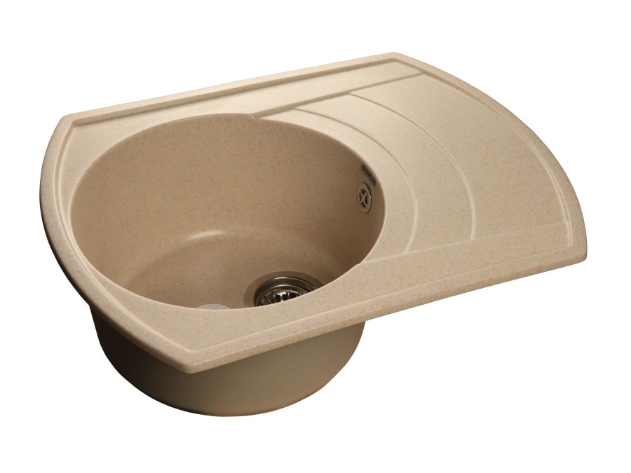 Мойка мраморная GranFest Rondo R-650L (12 цветов)