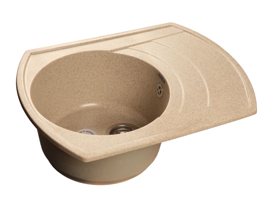 Мойка мраморная GranFest Rondo R-650L (12 цветов)