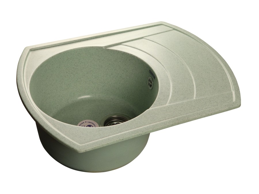 Мойка мраморная GranFest Rondo R-650L (12 цветов)