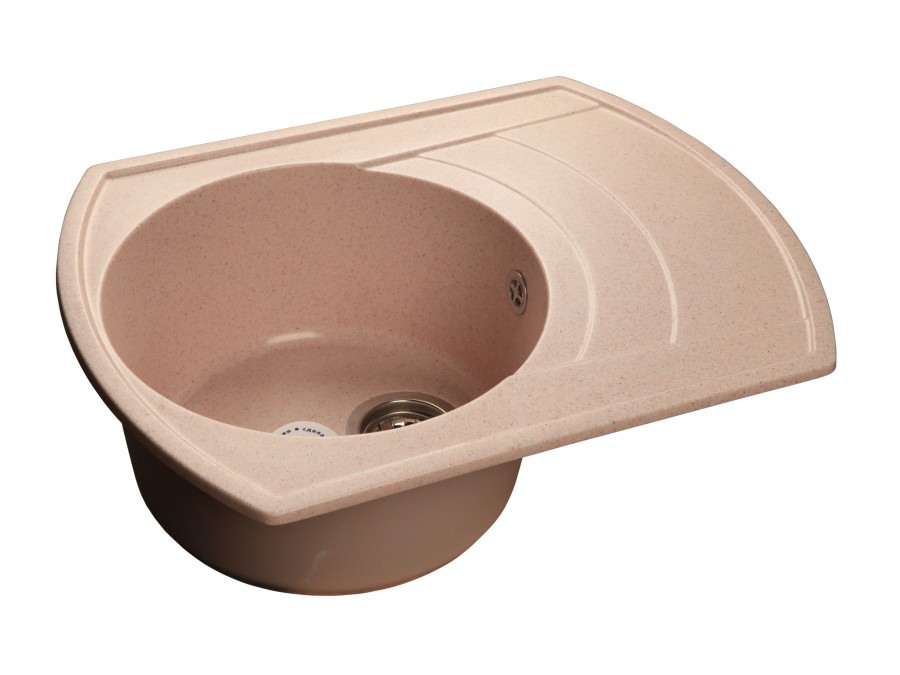 Мойка мраморная GranFest Rondo R-650L (12 цветов)