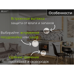 Белая кухня со шкафами дуб вотан | 2.2*1 метр Барселона-005