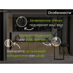 Прямая светлая кухня под дерево Лофт-06