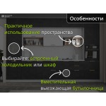 Кухня с пеналами по бокам и антресолями | 3.6 метра Монца/Ройс 003