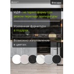 Серая кухня с барной стойкой и открытыми полками | 3.2 метра Монца 014