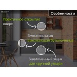 Маленькая модульная кухня графитового цвета | 1,8 метра Ройс-040