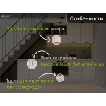 Прямая модульная кухня бежевого цвета под лестницей | 2,9 метра Ройс-049