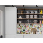 Современная модульная кухня в белом цвете с удобными интегрированными ручками