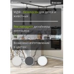 Кухня рифленая модульная с барной стойкой | 2.8*2.1 метра Евро-003