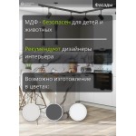 Угловая кухня с барной стойкой бежевая | 2.8*2.1 метра Евро-003