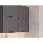 Кухня угловая модульная Глетчер Маренго Силк
