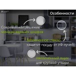 Кухня прямая модульная Глетчер Маренго Силк