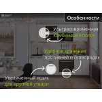 Кухня прямая модульная Глетчер Гейнсборо Силк