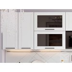 Кухня прямая модульная Глетчер Гейнсборо Силк