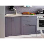 Кухня прямая модульная Сканди Цвет: Графит
