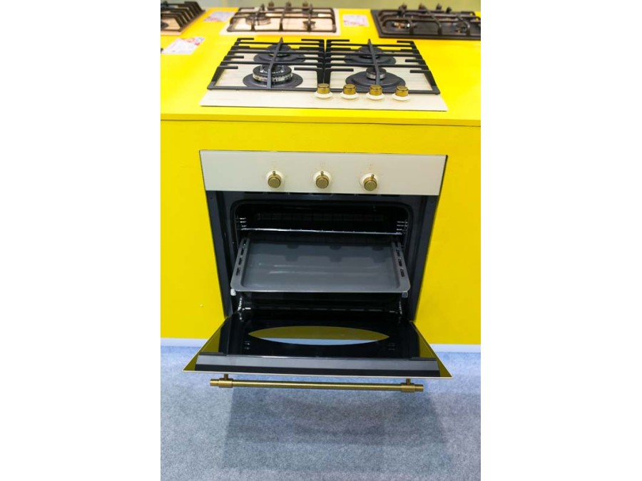 Газовый духовой шкаф Maunfeld MGOGG 673RIB TM бежевый
