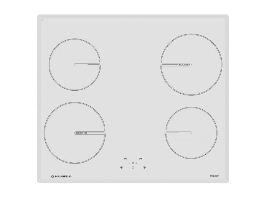 Индукционная панель Maunfeld MVI59.4HZ.2BT-WH белый