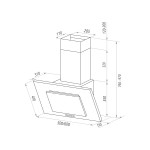 Кухонная вытяжка Maunfeld Tower C 50 / 60 белый